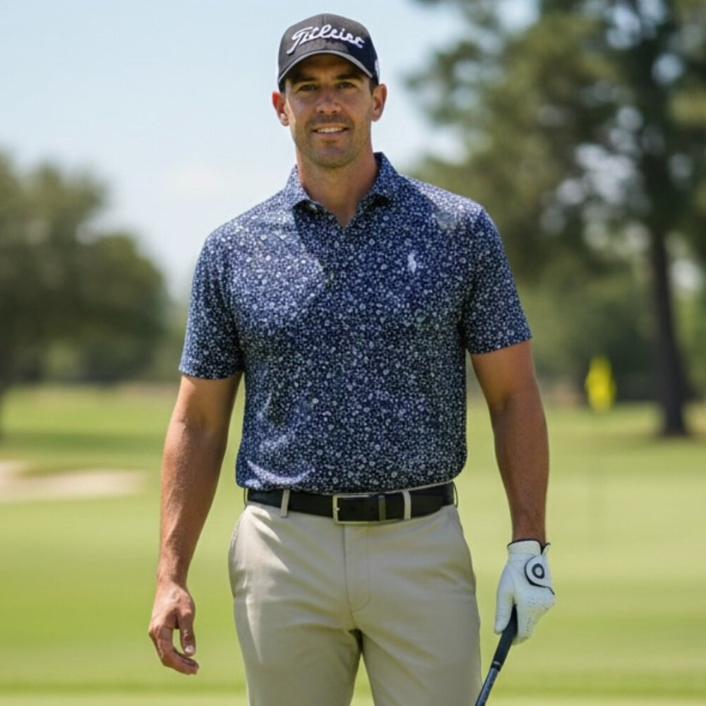 Polo by Ralph Lauren Men's XXL Floral Golf Polo Short Sleeve